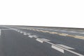 Modern road surface isolated