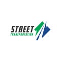 Modern road transport logo