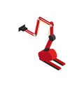 Modern Robot Using in Contemporary Factories Image