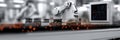 Modern robotic system managing production operations