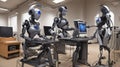 Modern robots using a computers