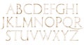 Modern Roman Classic Alphabet