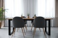 Modern room interior with chairs and table Royalty Free Stock Photo