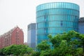 Modern Round Building in Shanghai Royalty Free Stock Photo
