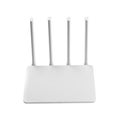 Modern router, studio Royalty Free Stock Photo