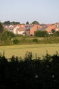 modern rural housing estate in the UK