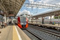 Modern Russian Railways stations and passenger trains