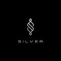 Modern S Letter Silver logo