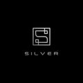 Modern S Letter Silver logo