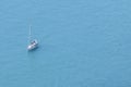 Modern sail boat at sea Royalty Free Stock Photo