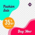 modern sale banner web social media post