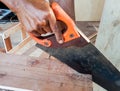 Modern sawing with manual saw