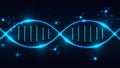 Modern Science DNA Molecule Connection Background Royalty Free Stock Photo