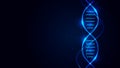 Modern Science DNA Molecule Connection Background Royalty Free Stock Photo