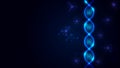 Modern Science DNA Molecule Connection Background Royalty Free Stock Photo