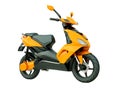 Modern scooter isolated