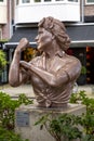 Modern sculpture by Eline Muriel, titled Strong Woman exhibited in Oud Zuid, Amsterdam, NL