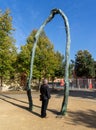 Modern sculpture at Raymond VI Park, Toulouse