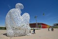 Modern sculpture in Zaragoza