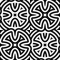 Modern Seamless Cross Shapes Background