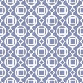 Modern seamless geometric pattern with blue background