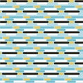 Modern seamless pattern with colored stripes abstraction - vector illustration