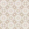 A modern seamless pattern featuring soft beige geometric elements that create a refined and harmonious design.