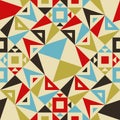 Modern Seamless Triangle Pattern for Textile Design