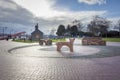 Modern Seating in Cardiff Bay, Wales