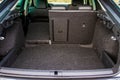 Modern sedan car open trunk. Royalty Free Stock Photo