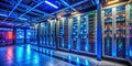Modern Server Racks in a CuttingEdge Data Center Optimized Network Security and Efficient Infrastructure Solutions for