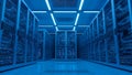 Server Room Data Center Network, Hosting, Technology Concept Royalty Free Stock Photo