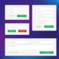 Modern set of web forms Royalty Free Stock Photo