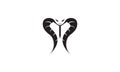 Modern shape head snake cobra logo symbol icon vector graphic design illustration