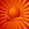 Modern shield orange