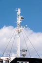 Modern ship mast Royalty Free Stock Photo