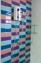 Modern shower room and water heater Royalty Free Stock Photo