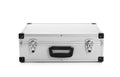 Modern silver suitcase Royalty Free Stock Photo