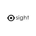Modern simple eye vision logo icon vector template Royalty Free Stock Photo