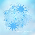 Modern simple minimalistic christmas card Royalty Free Stock Photo