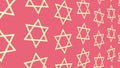 simple rotating star shape background. Random waving star backdrop motion graphics