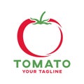 Modern simple tomato logo