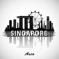 Modern Singapore City Skyline Design