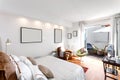 Modern single bedroom house Royalty Free Stock Photo