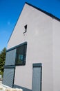 Modern single-family house, gray, Germany Royalty Free Stock Photo