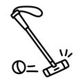 Polo Mallet Royalty Free Stock Photo