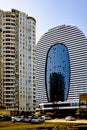 Modern skyline buildings in Batumi, Adjara, Georgia