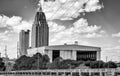 Modern skyline of Mobile, Alabama, view from the interstate Royalty Free Stock Photo