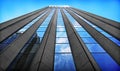 Modern skyscraper in business district with blue sky Royalty Free Stock Photo