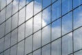 Modern skyscraper window reflections